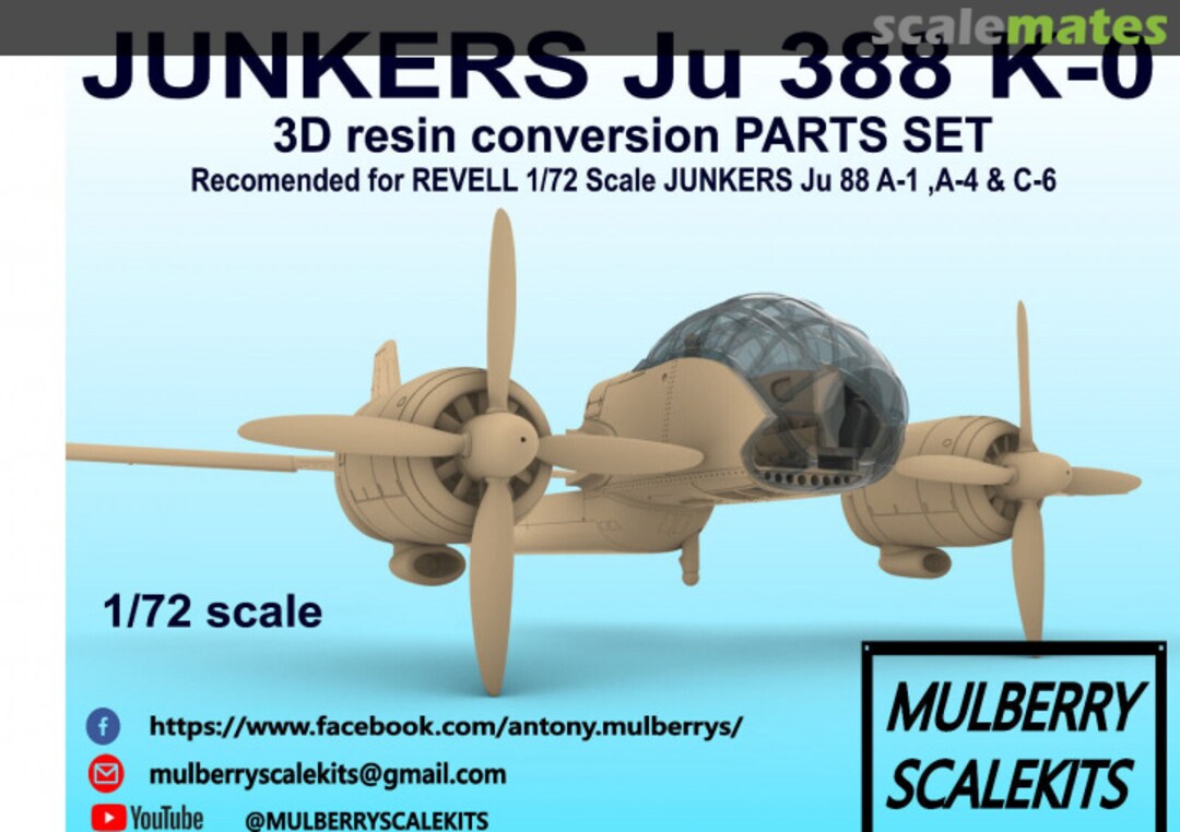 Boxart Junkers Ju 388 K-0  Mulberry Scalekits