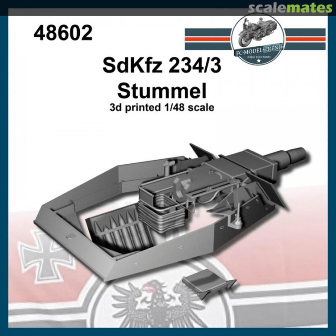 Boxart SdKfz 234/3 Stummel 48602 FC Model Trend