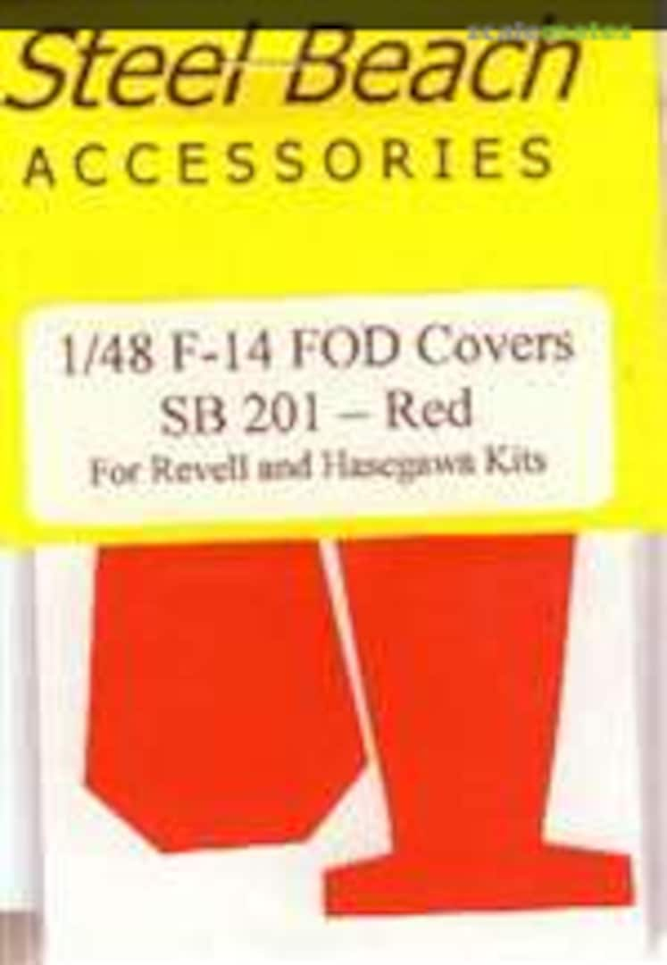 Boxart Red F-14 Tomcat FOD Covers 49001 Steel Beach