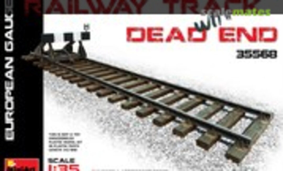 1:35 Railway Track with Dead End (MiniArt 35568)