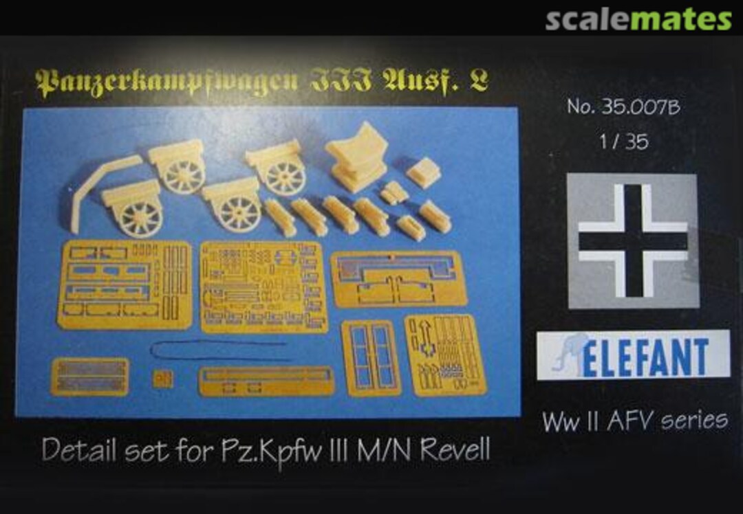 Boxart Detail set for Pz.Kpfw. III M/N 35.007B Elefant