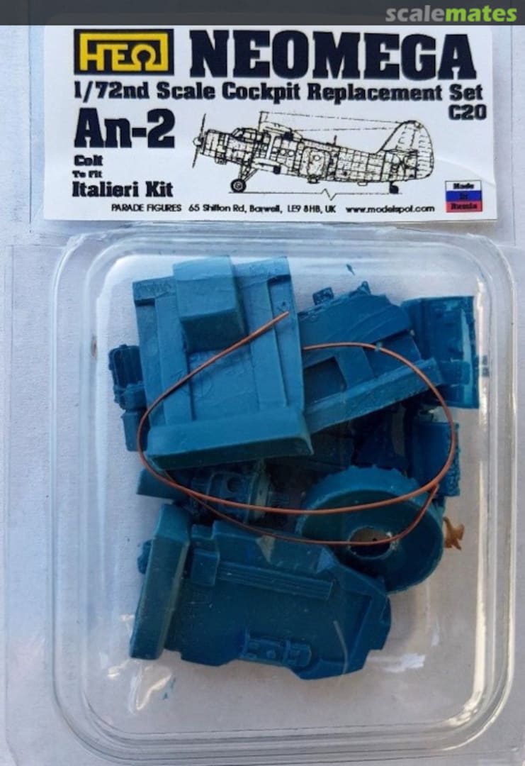 Boxart An-2 Colt Engine & Cockpit Replacement Set C20 NeOmega