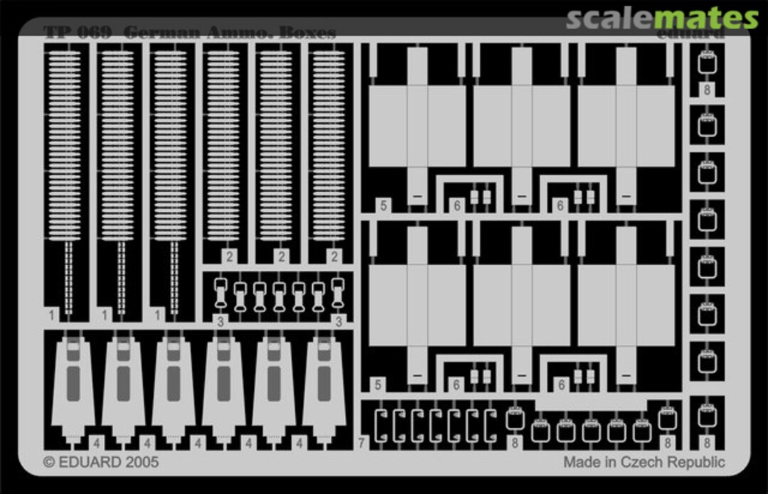Boxart German Ammo. Boxes TP069 Eduard
