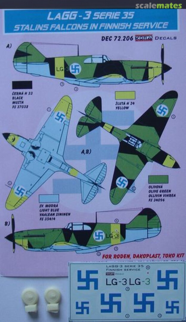 Boxart LaGG-3 Serie 35 DEC72206 Kora Models