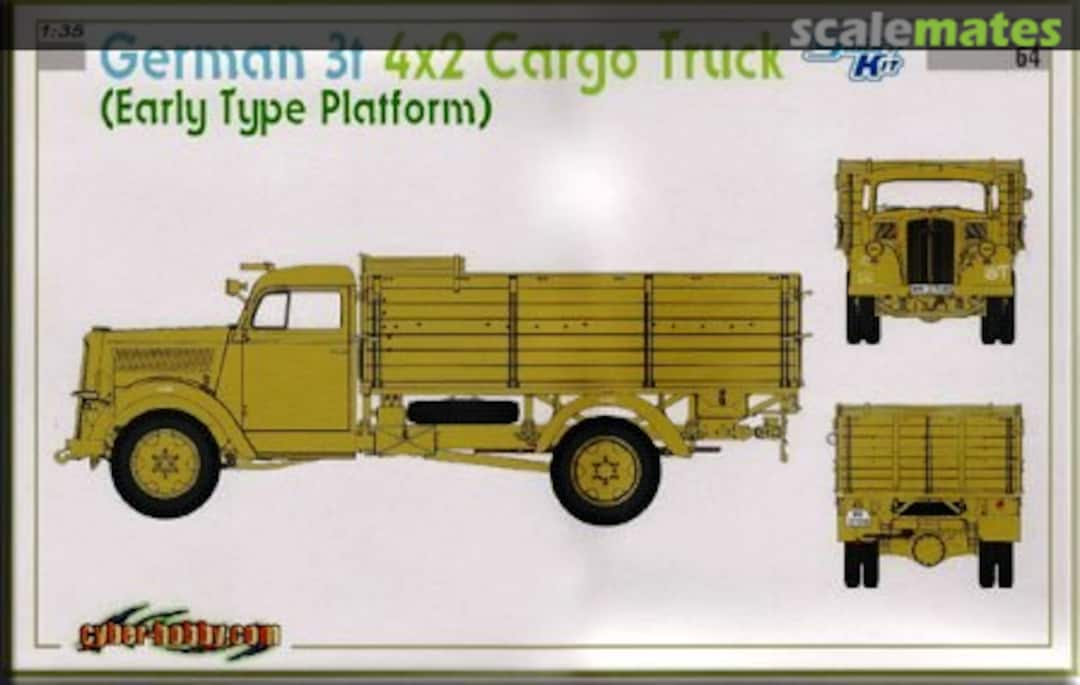 Boxart 3ton 4X2 Cargo truck 6716 Cyber Hobby