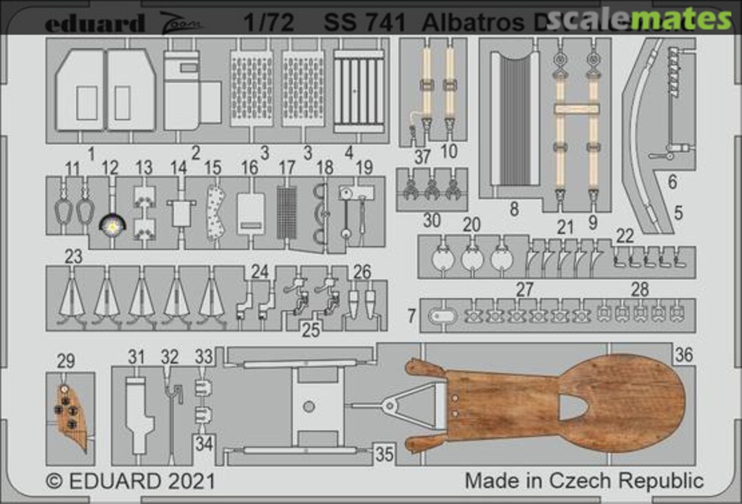 Boxart Albatros D.V Weekend SS741 Eduard