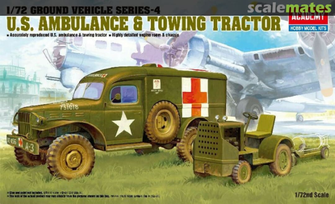 Boxart U.S. Ambulance & Towing Tractor 13403 Academy