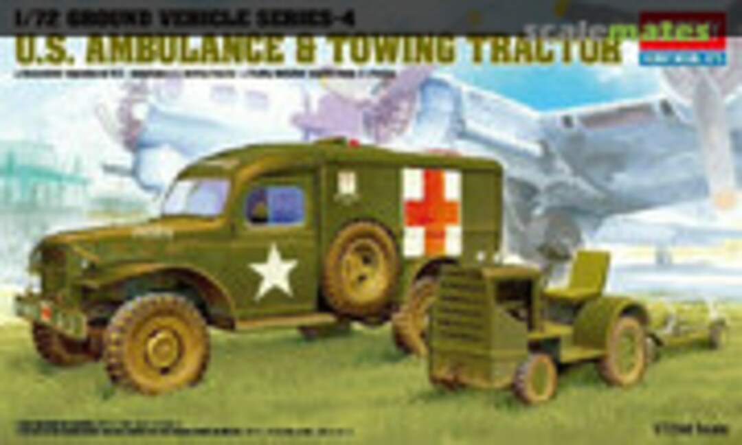 1:72 U.S. Ambulance &amp; Towing Tractor (Academy 13403)