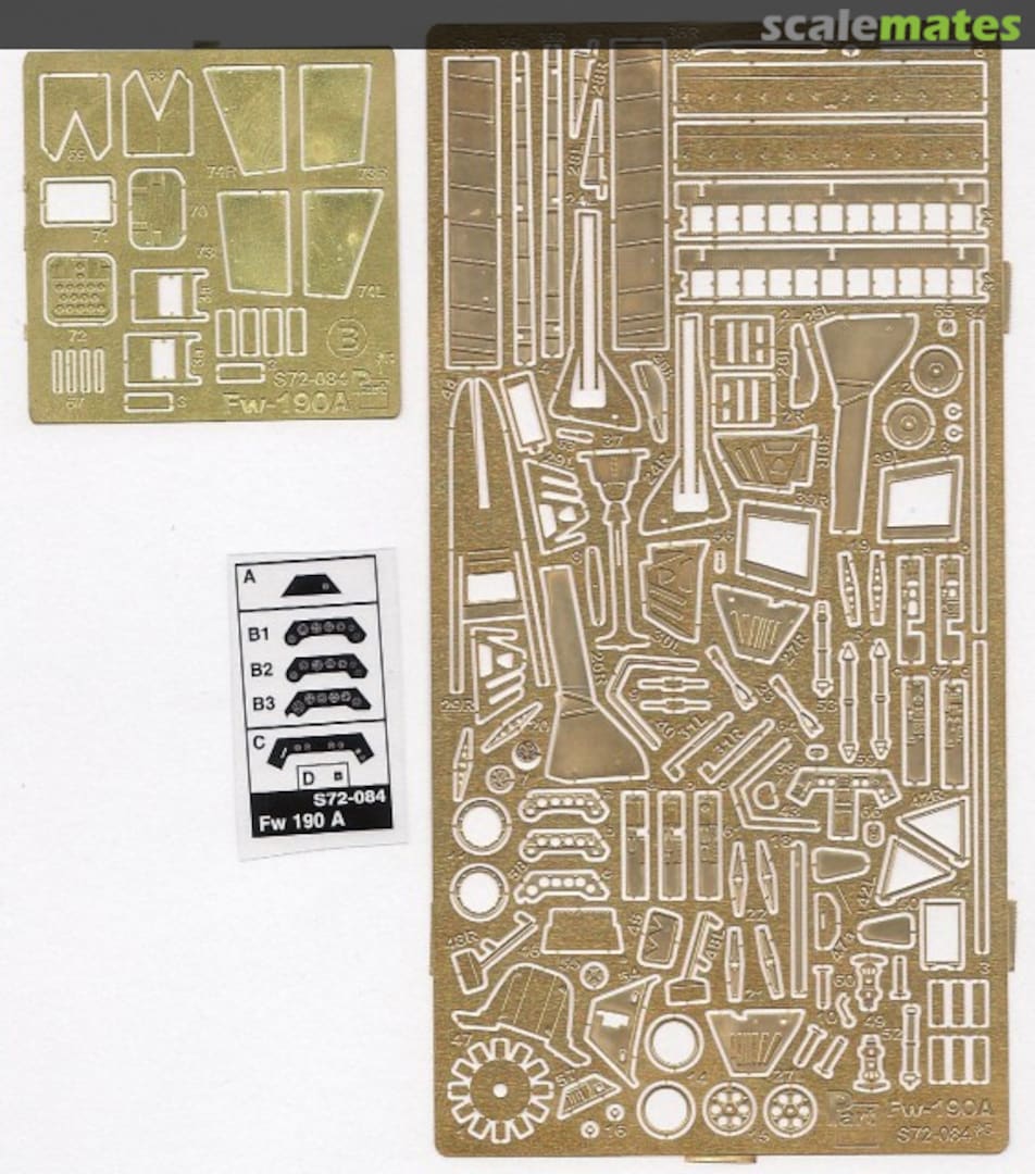 Boxart Focke Wulf Fw 190A S72-084 Part