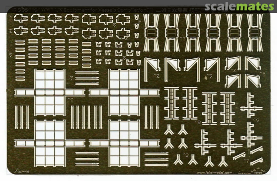 Contents WWII IJN Equipment for Vessels Compilation (II) FS351161 Five Star Model