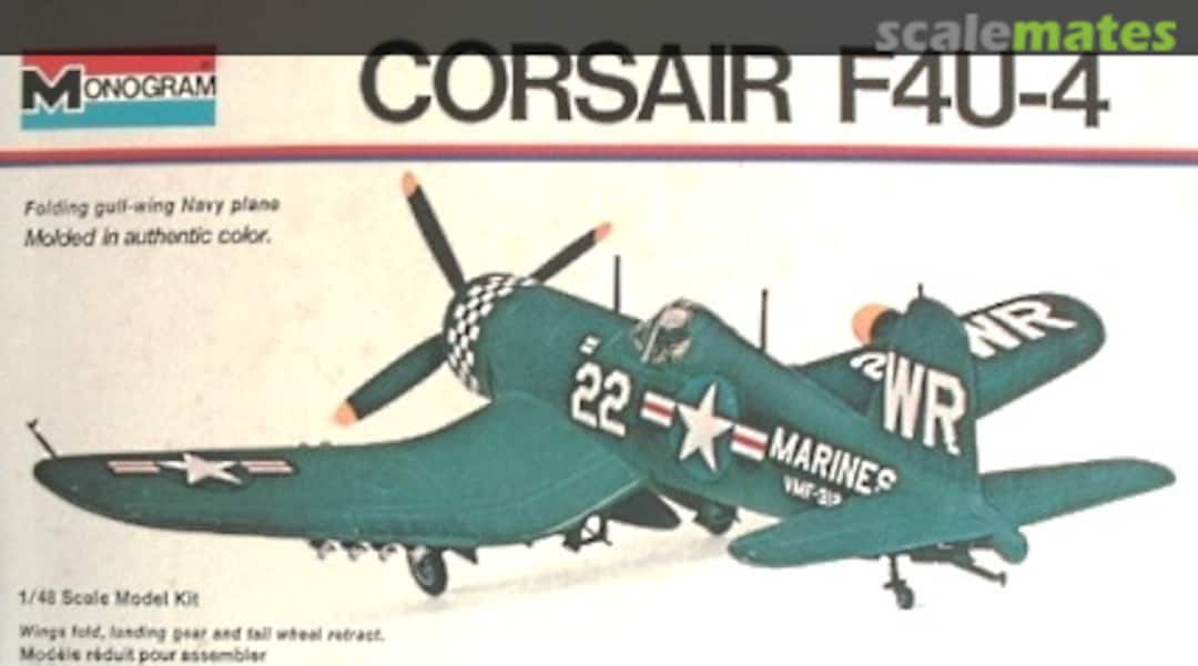 Boxart Corsair F4U-4 6833 Monogram