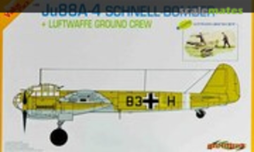 1:48 Ju88A-4 Schnell-Bomber + Luftwaffe Ground Crew (Cyber Hobby 5565)