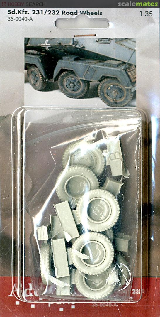 Boxart Sd.Kfz. 231/232 Road Wheels 35-0040 Add On parts