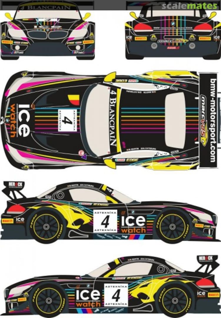 Boxart BMW Z4 GT3 RDE24-005 Racing Decals 43