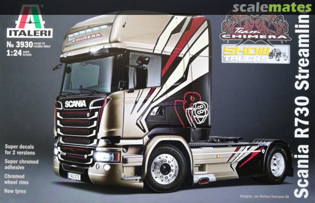 Boxart SCANIA R730 STREAMLINE 3930 Italeri