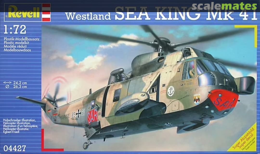 Boxart Westland Sea King Mk 41 04427 Revell