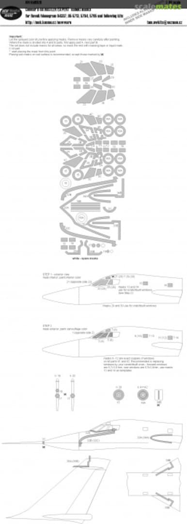 Boxart Convair B-58 Hustler EXPERT kabuki masks NWAM0518 New Ware