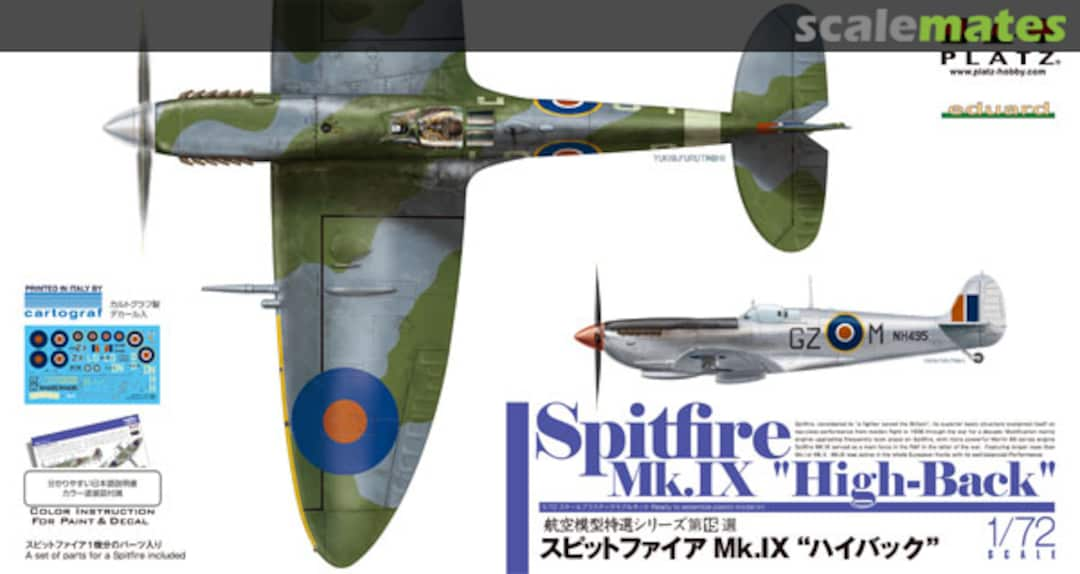 Boxart Spitfire Mk.IX "High-Back" AE-15 Platz