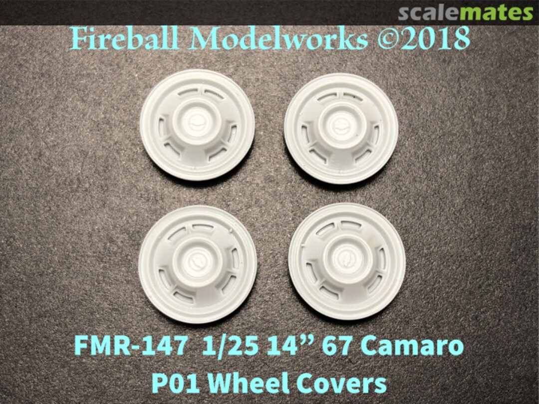 Boxart 14" Camaro P01 Wheel Covers FMR-147 Fireball Modelworks