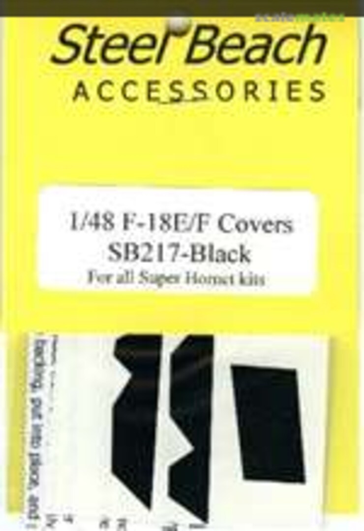 Boxart F/A-18E/F Super Hornet - Black FOD Covers 49017 Steel Beach