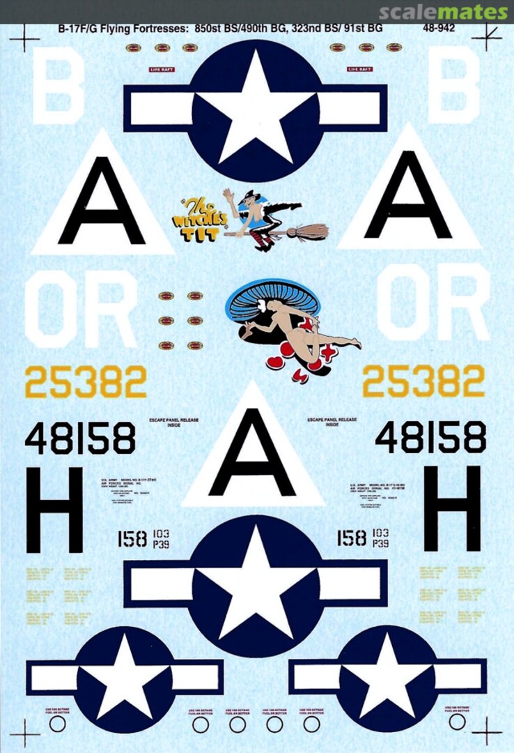 Boxart B-17F/G Flying Fortresses 48-0942 SuperScale International