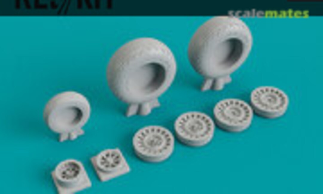 1:48 B-25 Mitchell Wheels Set (ResKit RS48-0087)