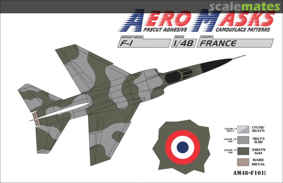 Boxart F-1 France AM48-F101 AeroMasks