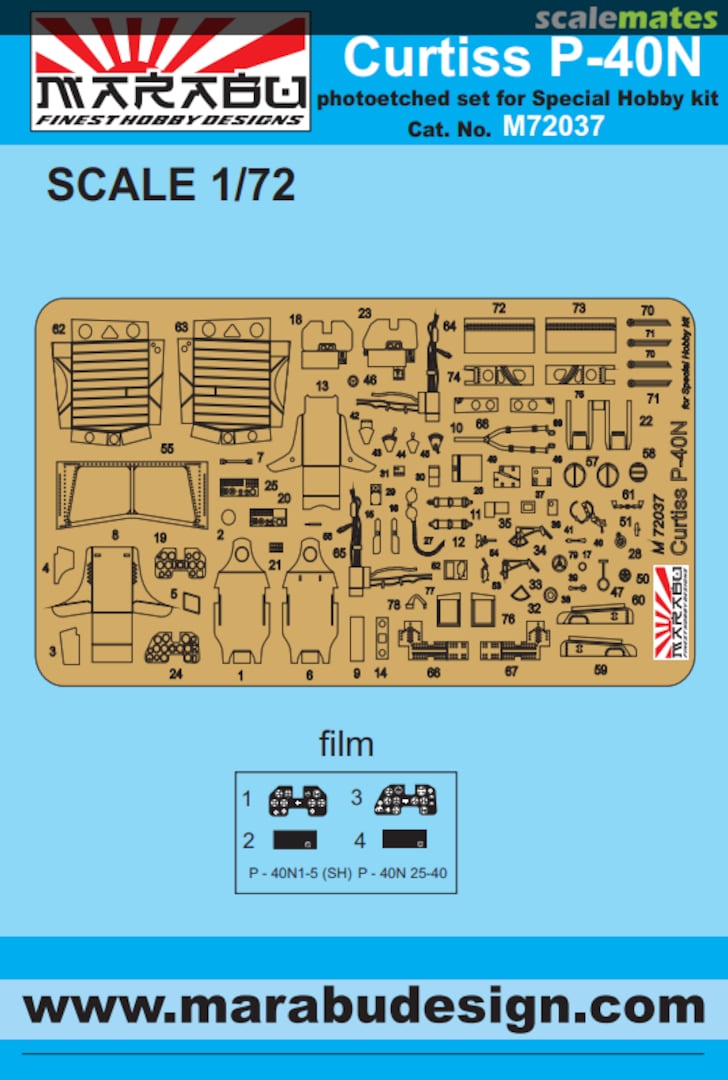 Boxart P-40N Special Hobby M72037 Marabu