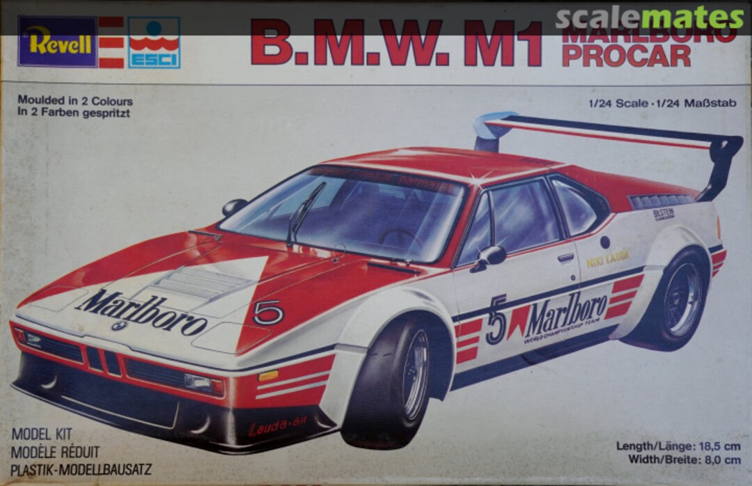 Boxart BMW M1 Marlboro Procar H-2255 Revell/ESCI