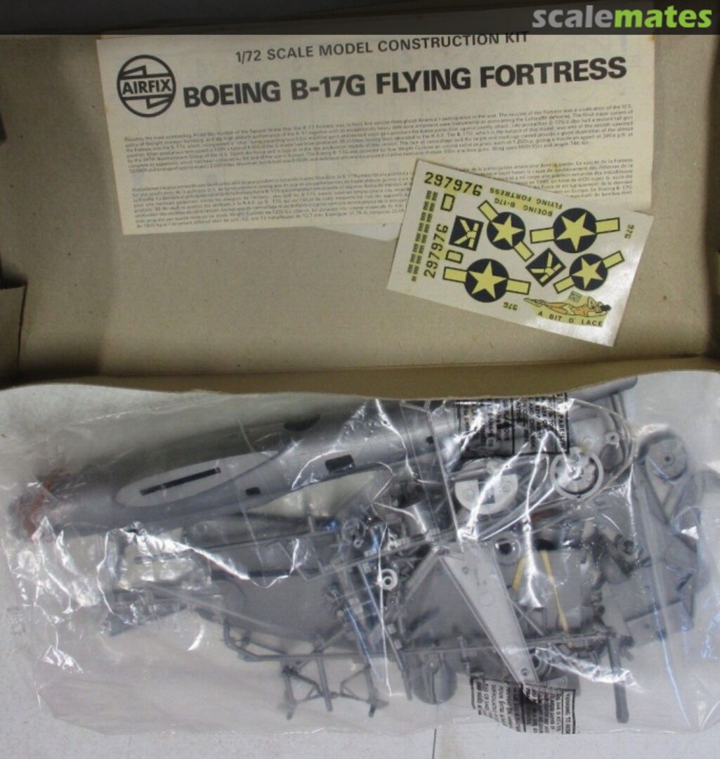 Contents B-17G Flying Fortress 05005 Airfix