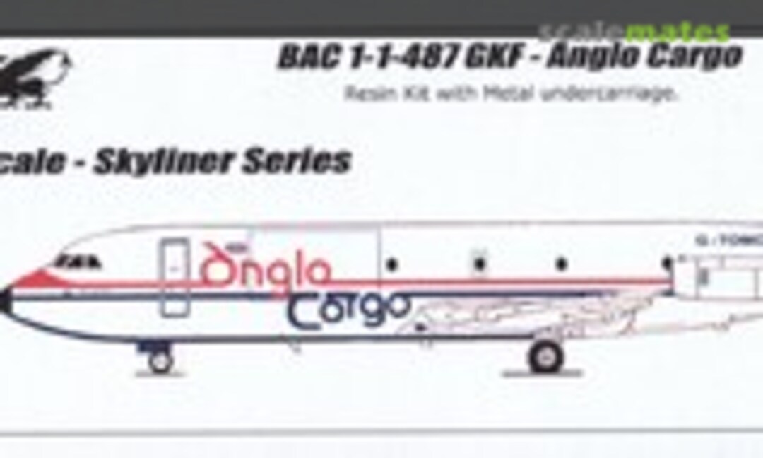 1:144 BAC 1-11-487 GKF - Anglo Cargo (Welsh Models SL472)