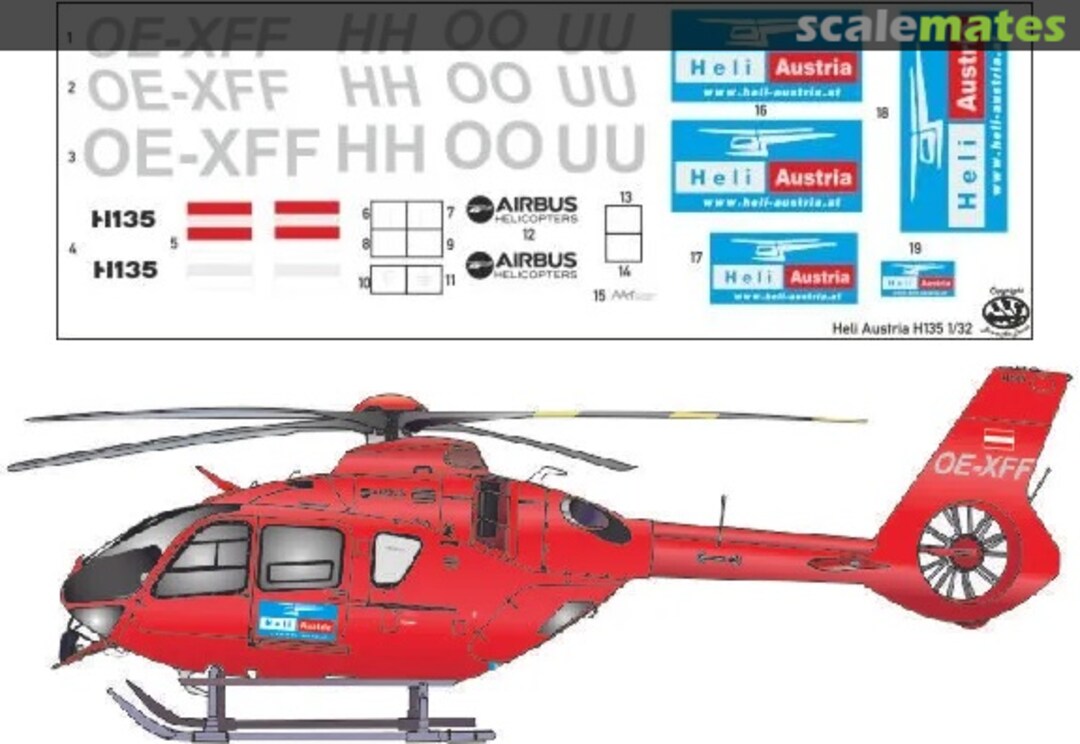 Boxart Airbus H135 HZ 72402 Brent-Air-Decals