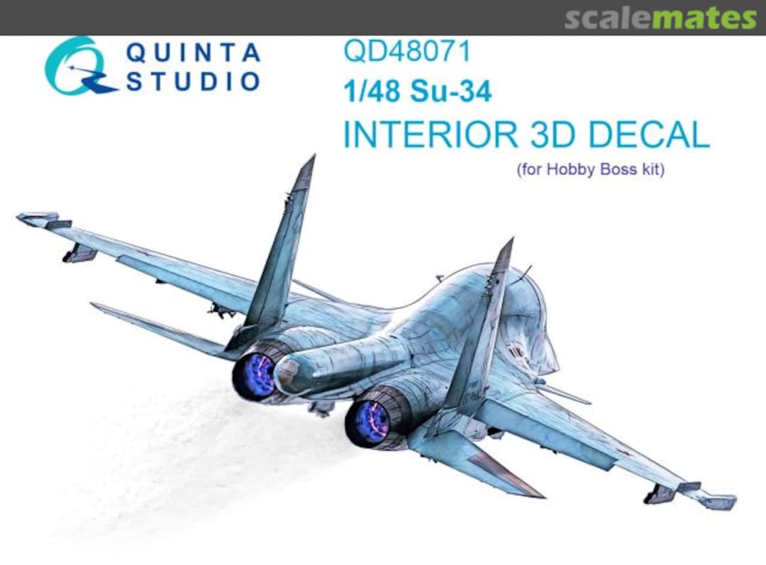 Boxart Su-34 Fullback QD48071 Quinta Studio