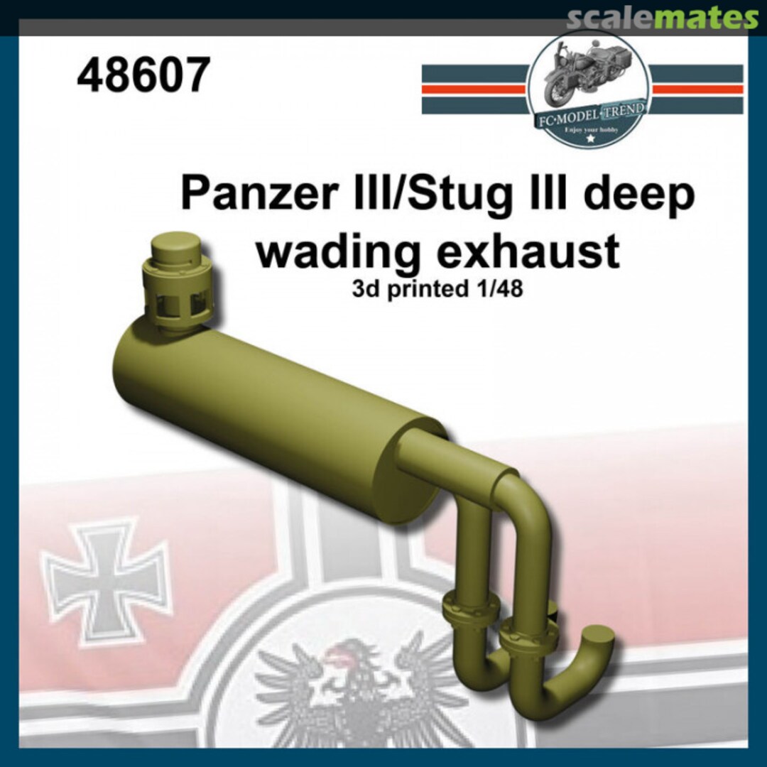 Boxart Panzer III/Stug III deep wading exhaust 48607 FC Model Trend