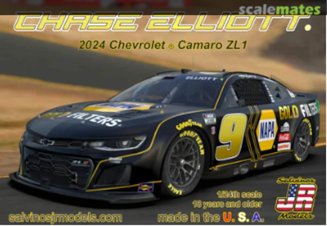 Boxart Chase Elliott #9 HMC2024CES Salvinos JR Models