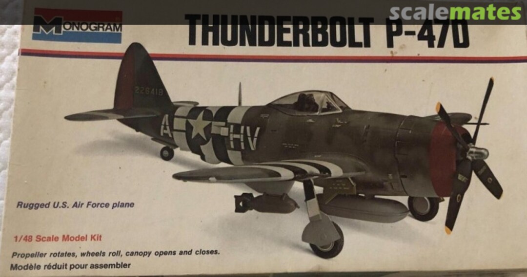 Boxart Thunderbolt P-47D 6838 Monogram