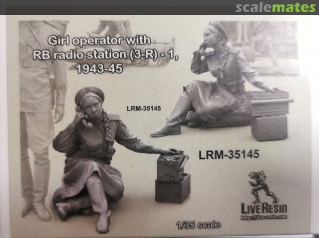 Boxart Girl operator with RB radio station (3-R) - 1, 1943 - 45 LRM-35145 Live Resin