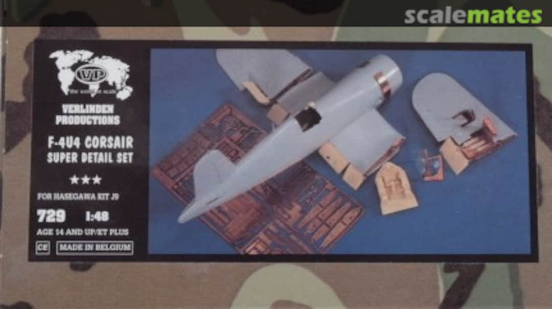 Boxart F-4U4 Corsair Detail 729 Verlinden Productions