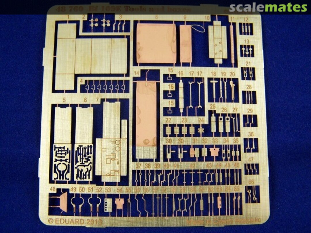 Boxart Messerschmitt Bf 109E - Tools and boxes 48760 Eduard