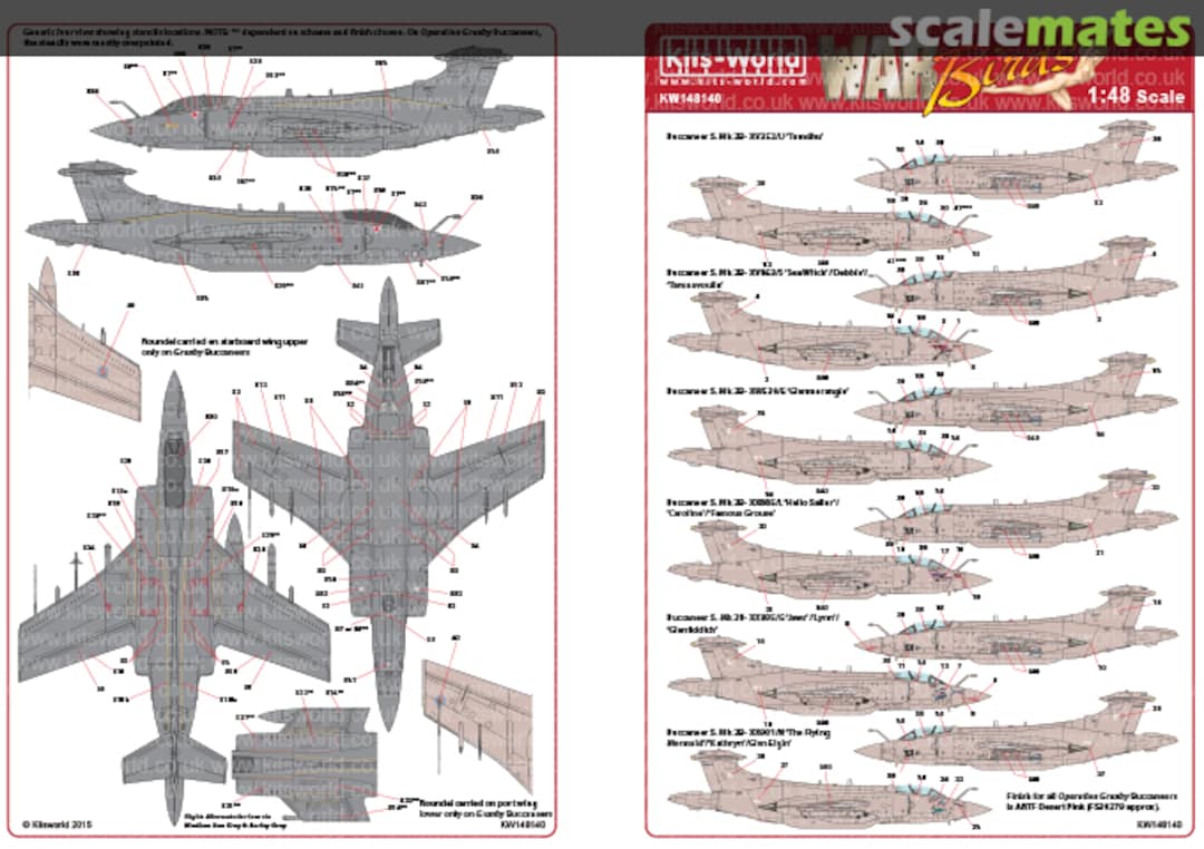 Boxart Gulf War Blackburn Buccaneers KW148140 Kits-World