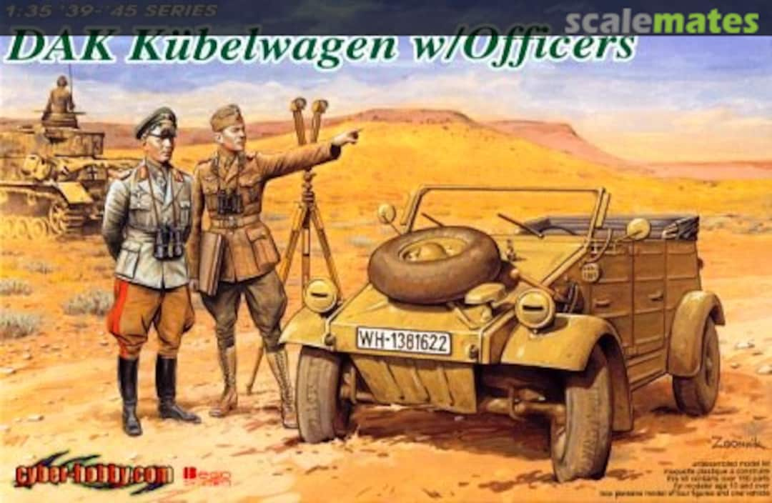 Boxart DAK Kübelwagen 6364 Cyber Hobby