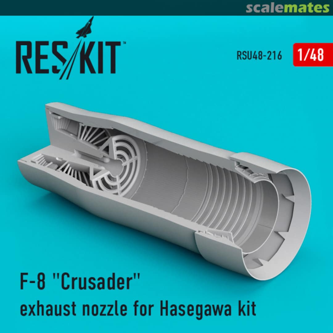 Boxart F-8 Crusader - Exhaust nozzle RSU48-0216 ResKit