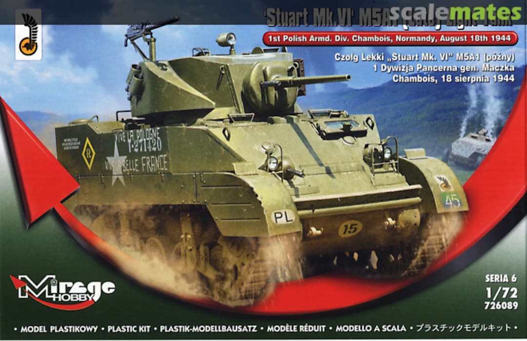 Boxart Stuart Mk.VI M5A1 (late) 726089 Mirage Hobby