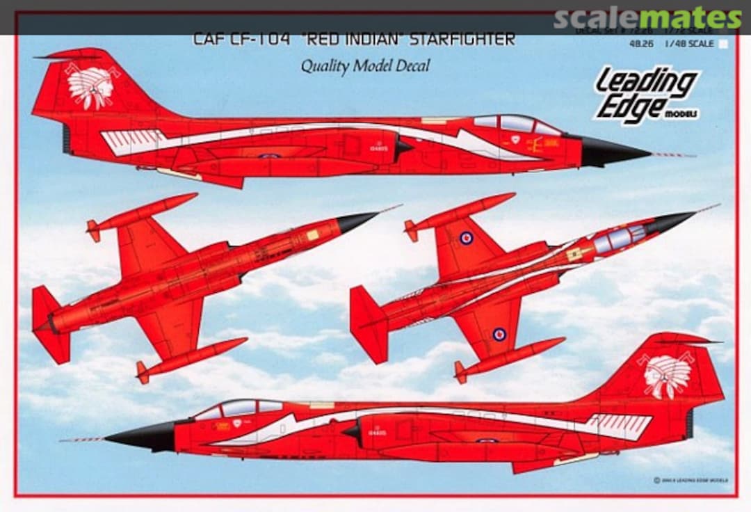 Boxart CAF CF-104 "Red Indian" Starfighter 48.26 Leading Edge