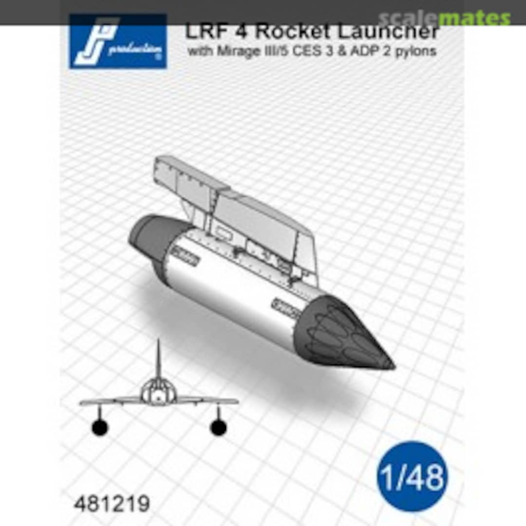 Boxart LRF 4 Rockets pod with pylons 481219 PJ Production