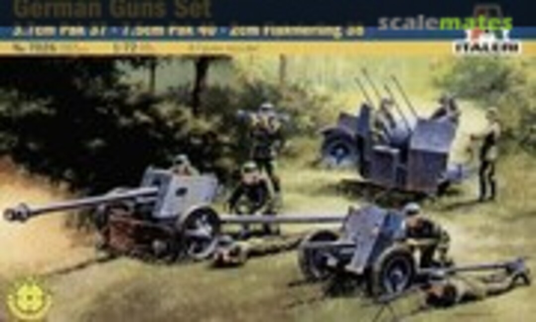 1:72 3.7cm Pak 37 - 7.5cm Pak 40 - 2cm Flakvierling 38 (Italeri 7026)