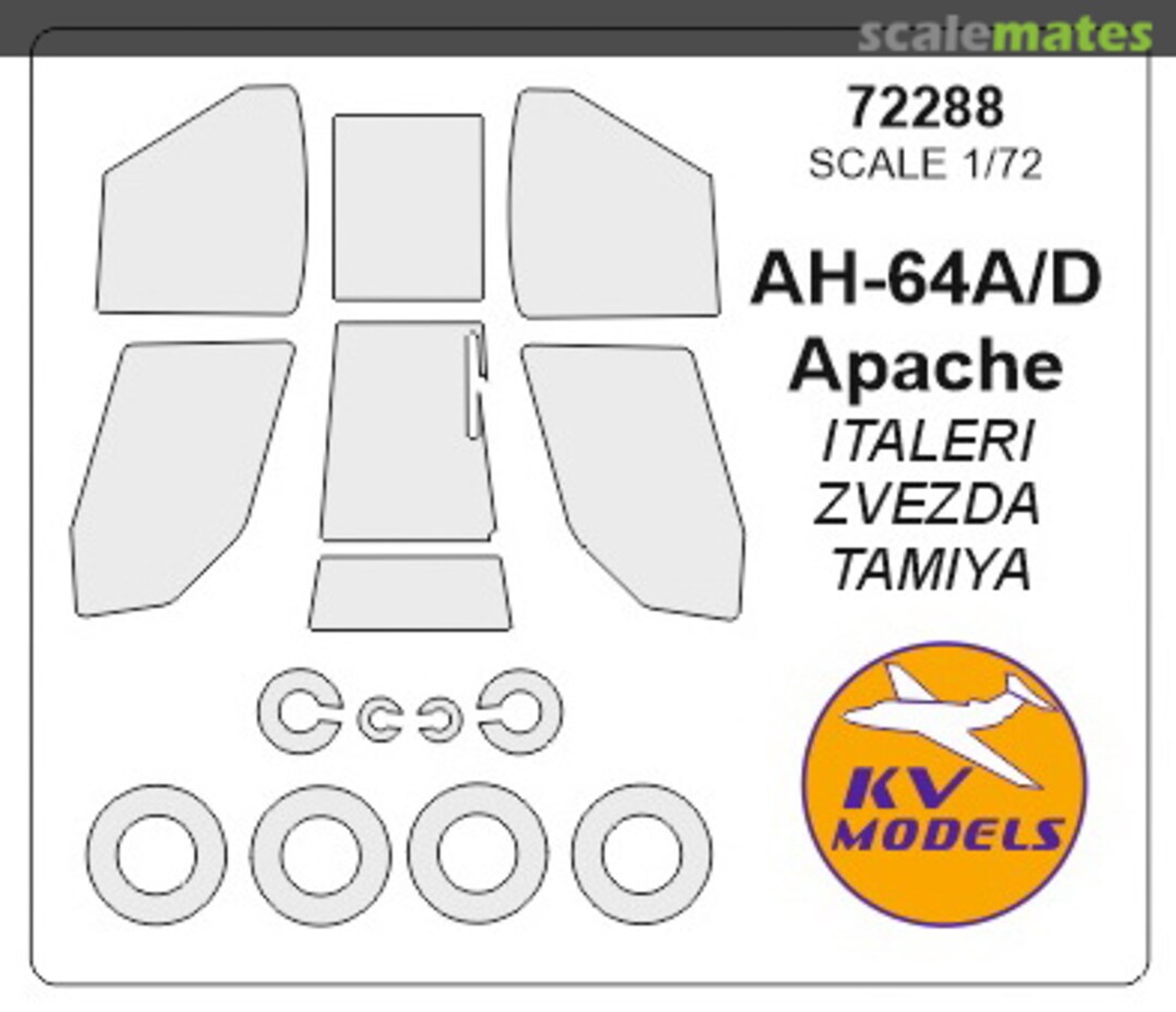 Boxart AH-64A/D Apache 72288 KV Models