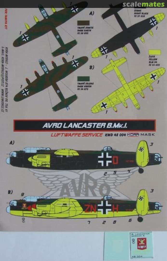 Boxart Avro Lancaster B.MK.1 KMD48004 Kora Models