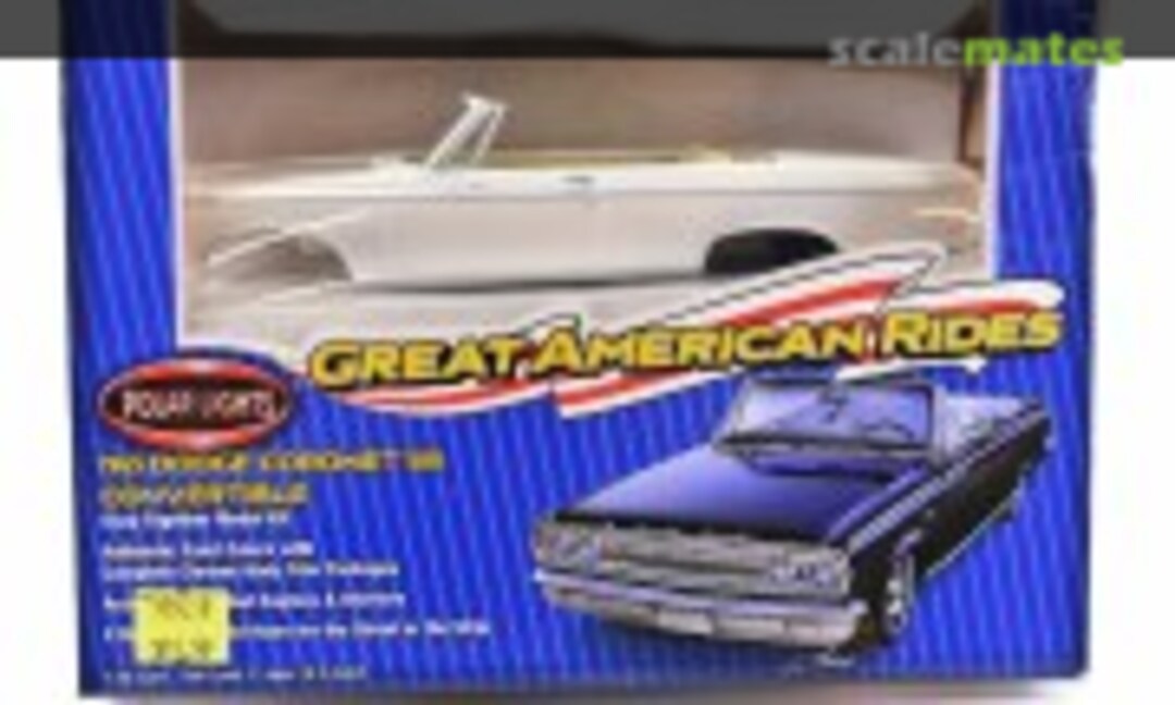 1:25 1965 Dodge Coronet 500 Convertible (Pearl white) (Polar Lights 53001)