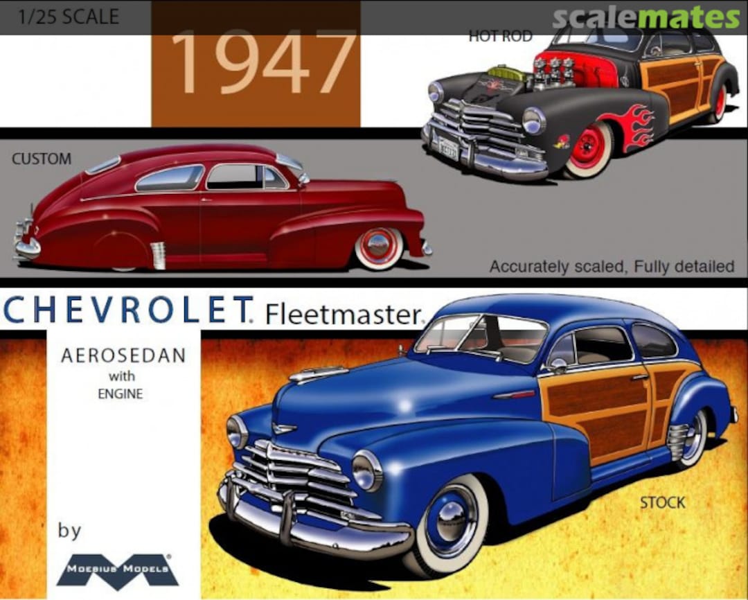 Boxart 1947 Chevrolet Fleetmaster 2301 Moebius Models